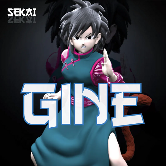 Gine - Unassembled and Unpainted Garage Kit - Model Designed by Sekai3D