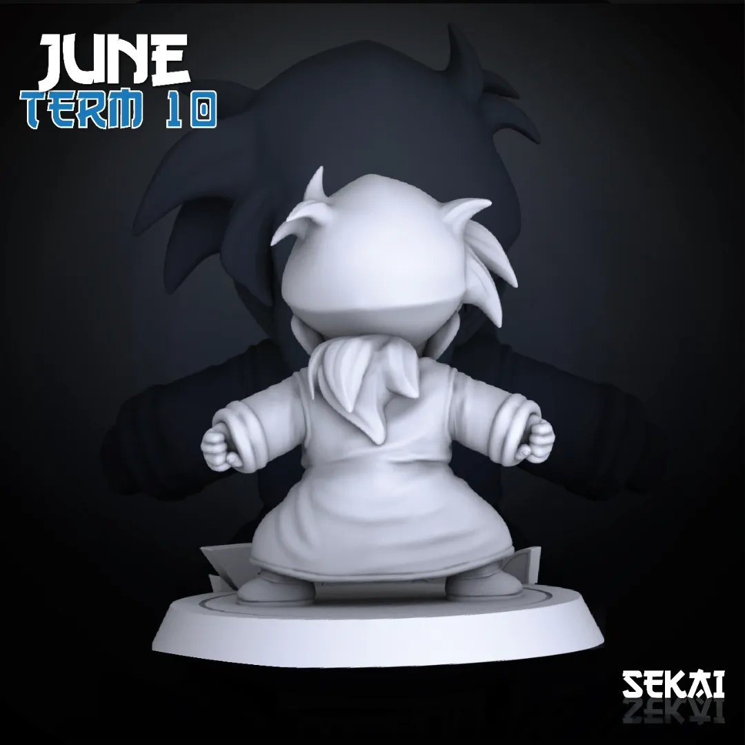 Kid Gohan - Unassembled and Unpainted Garage Kit - Model Designed by Sekai 3D