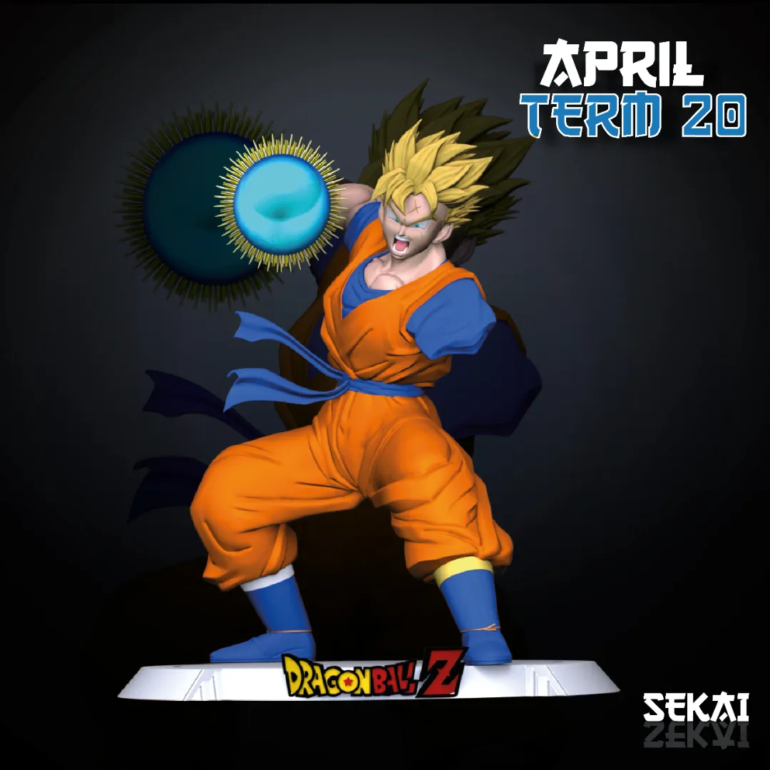 Future Gohan - Unassembled and Unpainted Garage Kit - Model Designed by Sekai3D