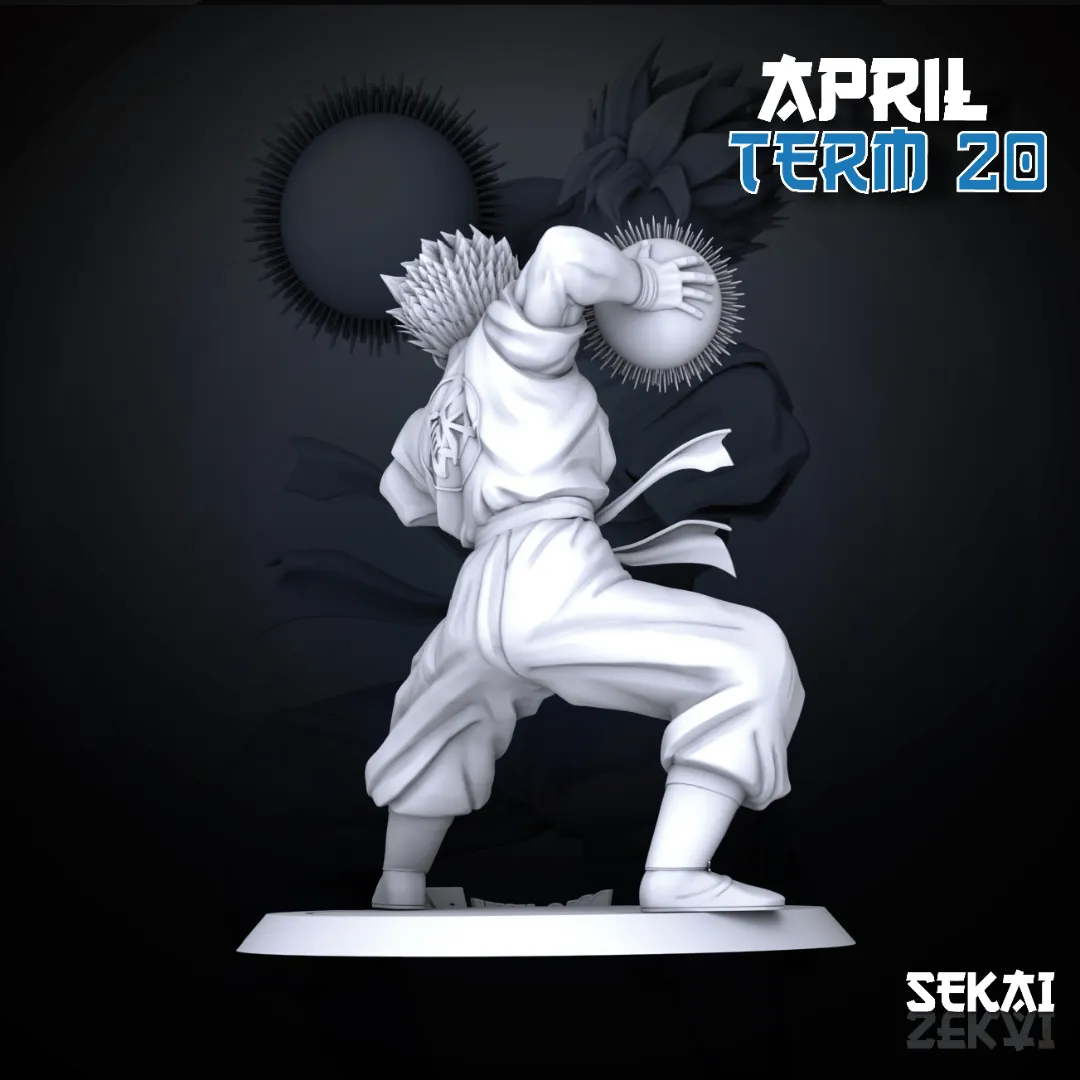 Future Gohan - Unassembled and Unpainted Garage Kit - Model Designed by Sekai3D