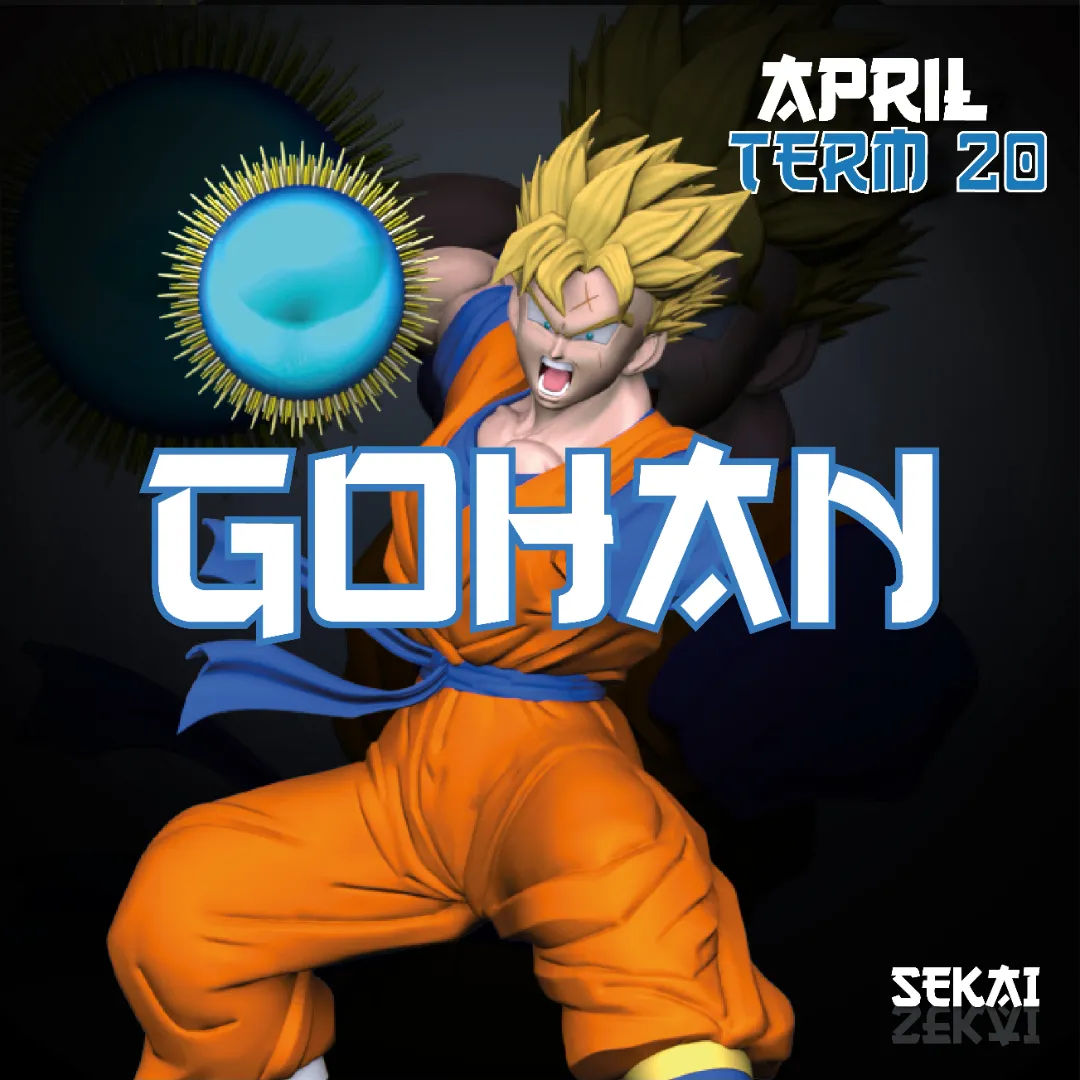 Future Gohan - Unassembled and Unpainted Garage Kit - Model Designed by Sekai3D