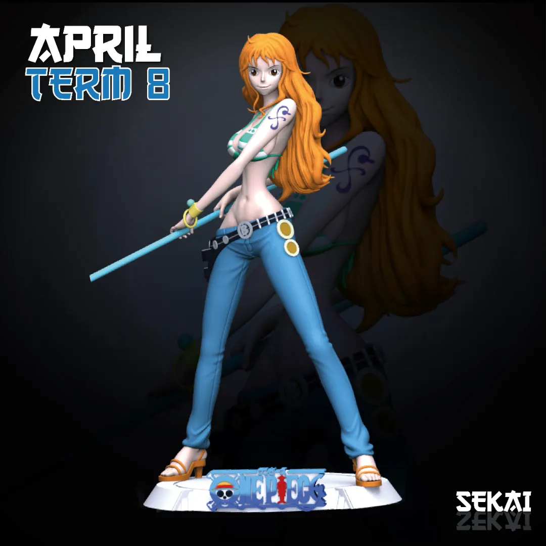 Nami - Unassembled and Unpainted Garage Kit - Model Designed by Sekai3D