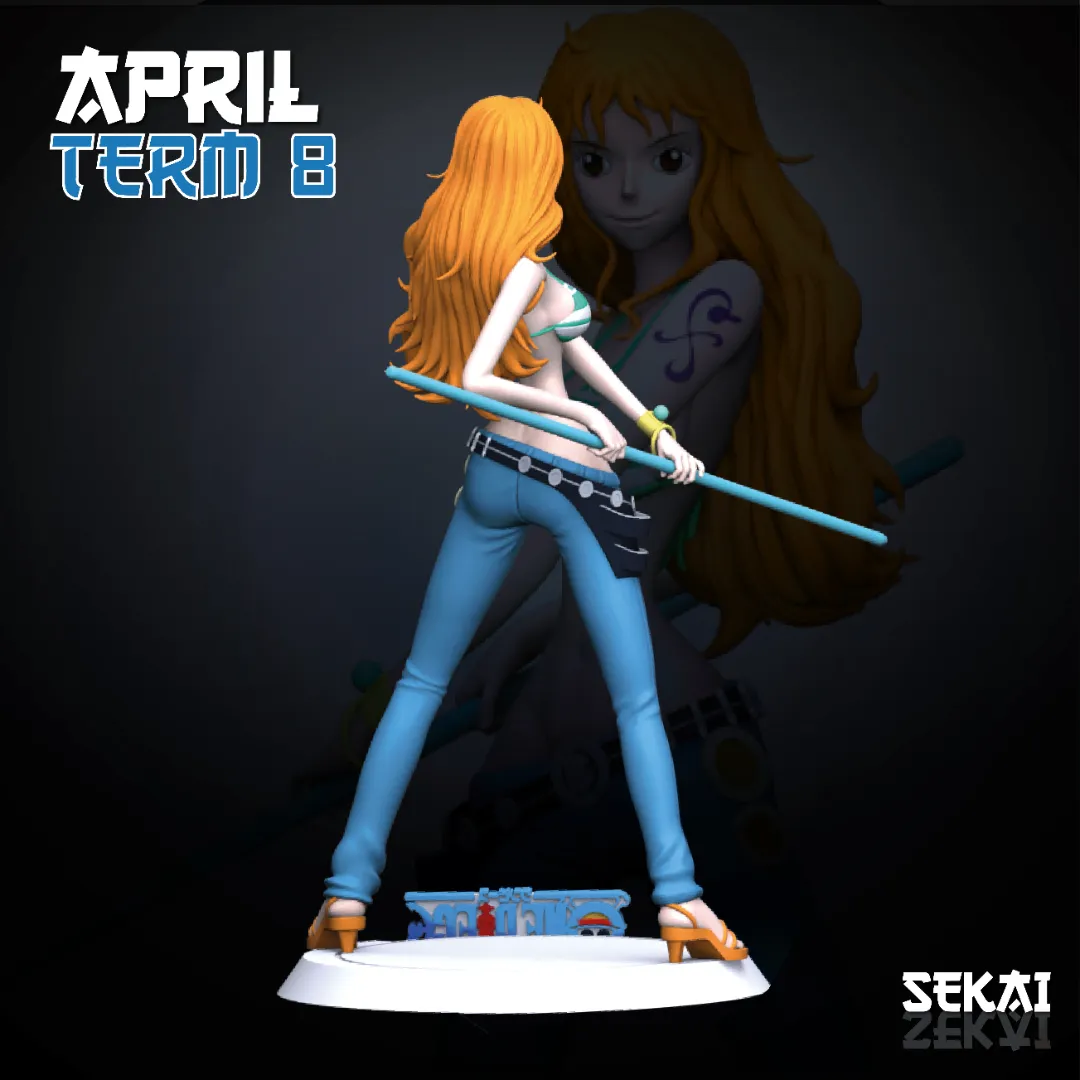 Nami - Unassembled and Unpainted Garage Kit - Model Designed by Sekai3D
