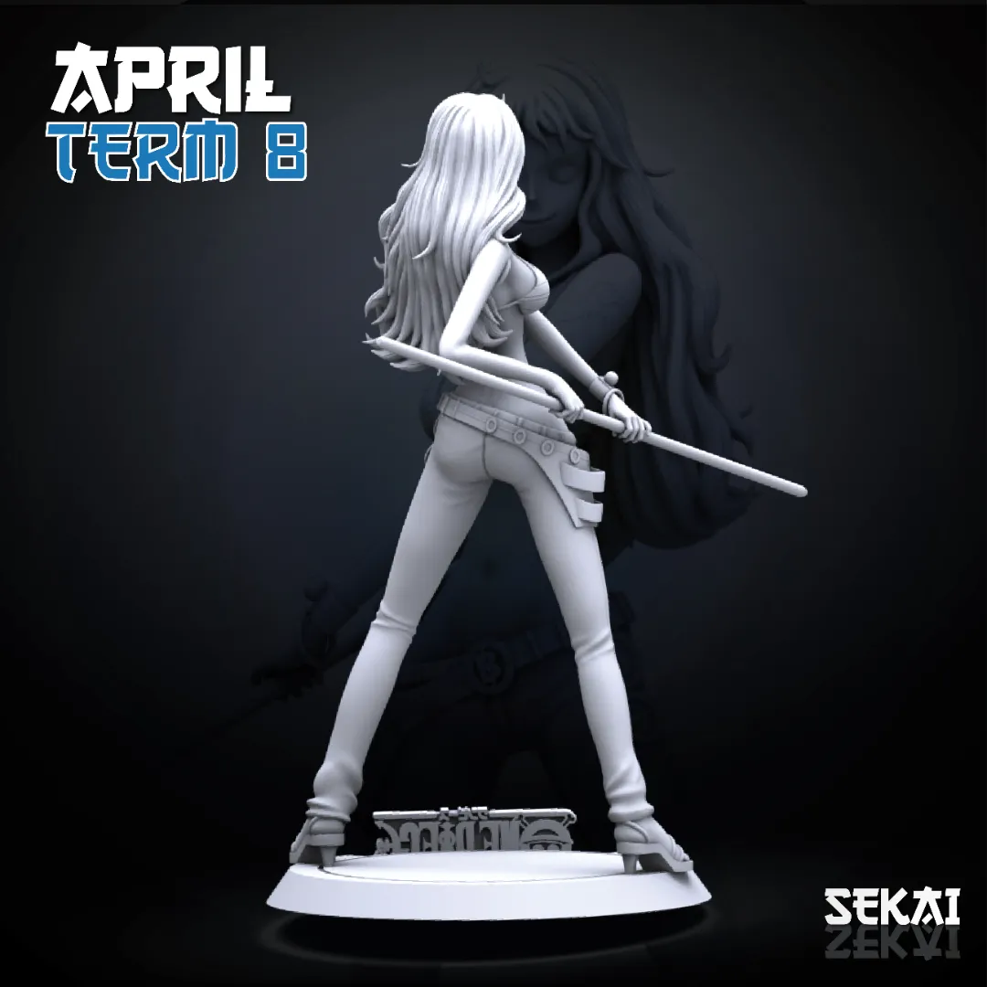 Nami - Unassembled and Unpainted Garage Kit - Model Designed by Sekai3D