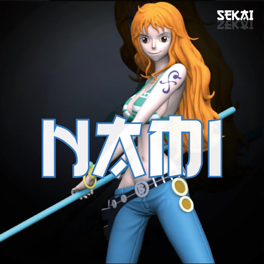 Nami - Unassembled and Unpainted Garage Kit - Model Designed by Sekai3D