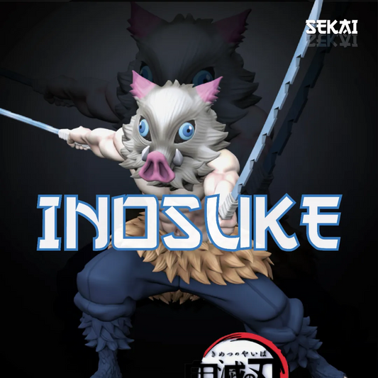 Inosuke - Unassembled and Unpainted Garage Kit - Model Designed by Sekai 3D