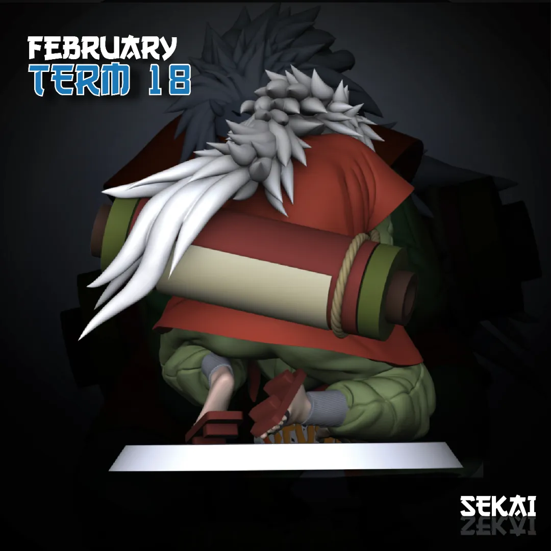 Jiraya - Unassembled and Unpainted Garage Kit - Model Designed by Sekai3D