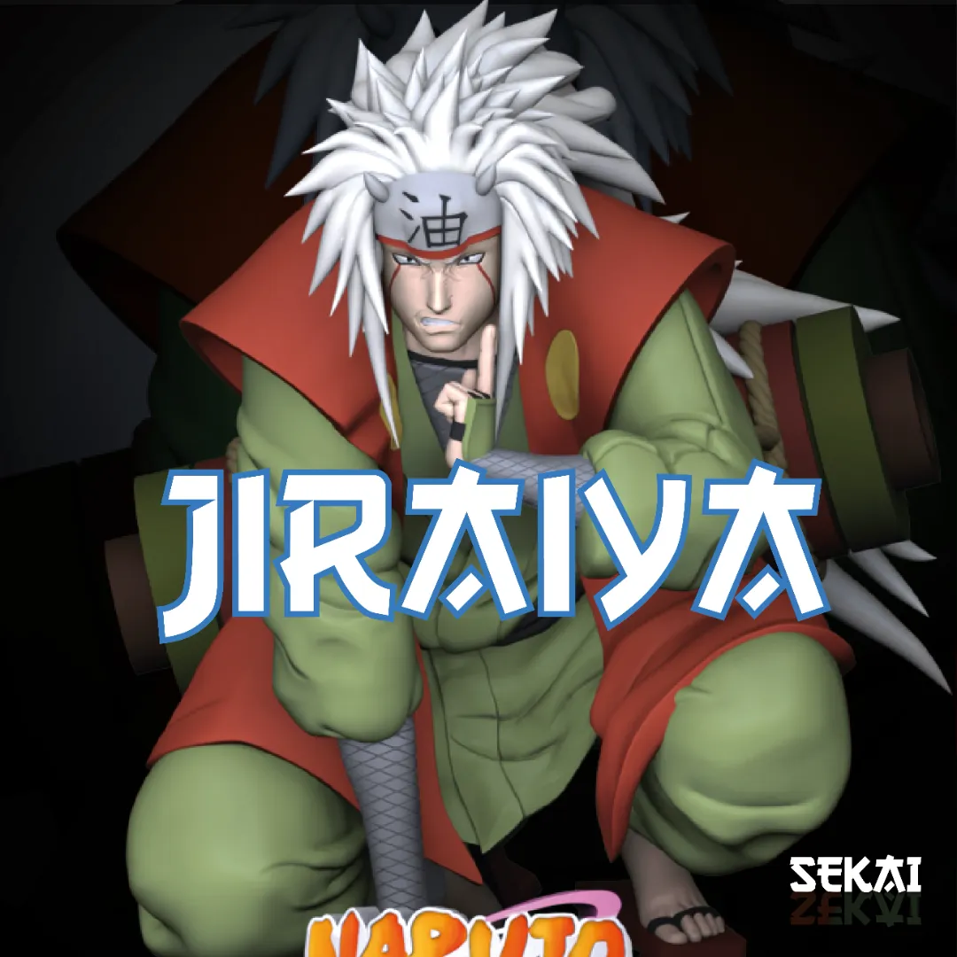 Jiraya - Unassembled and Unpainted Garage Kit - Model Designed by Sekai3D