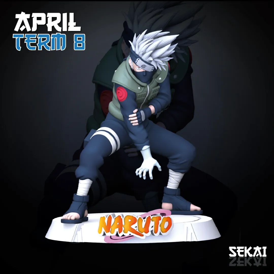 Kakashi - Unassembled and Unpainted Garage Kit - Model Designed by Sekai3D