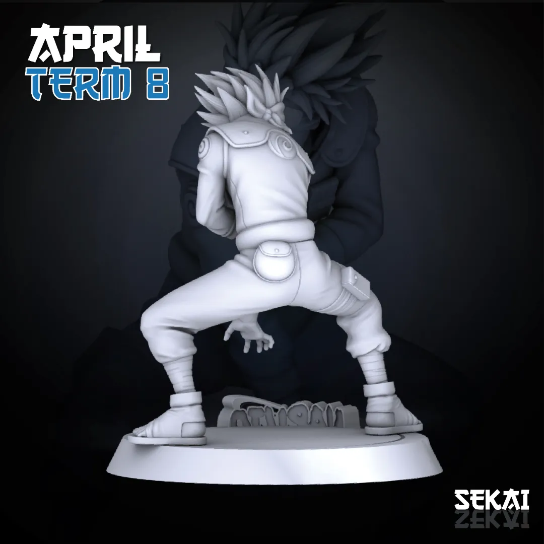 Kakashi - Unassembled and Unpainted Garage Kit - Model Designed by Sekai3D