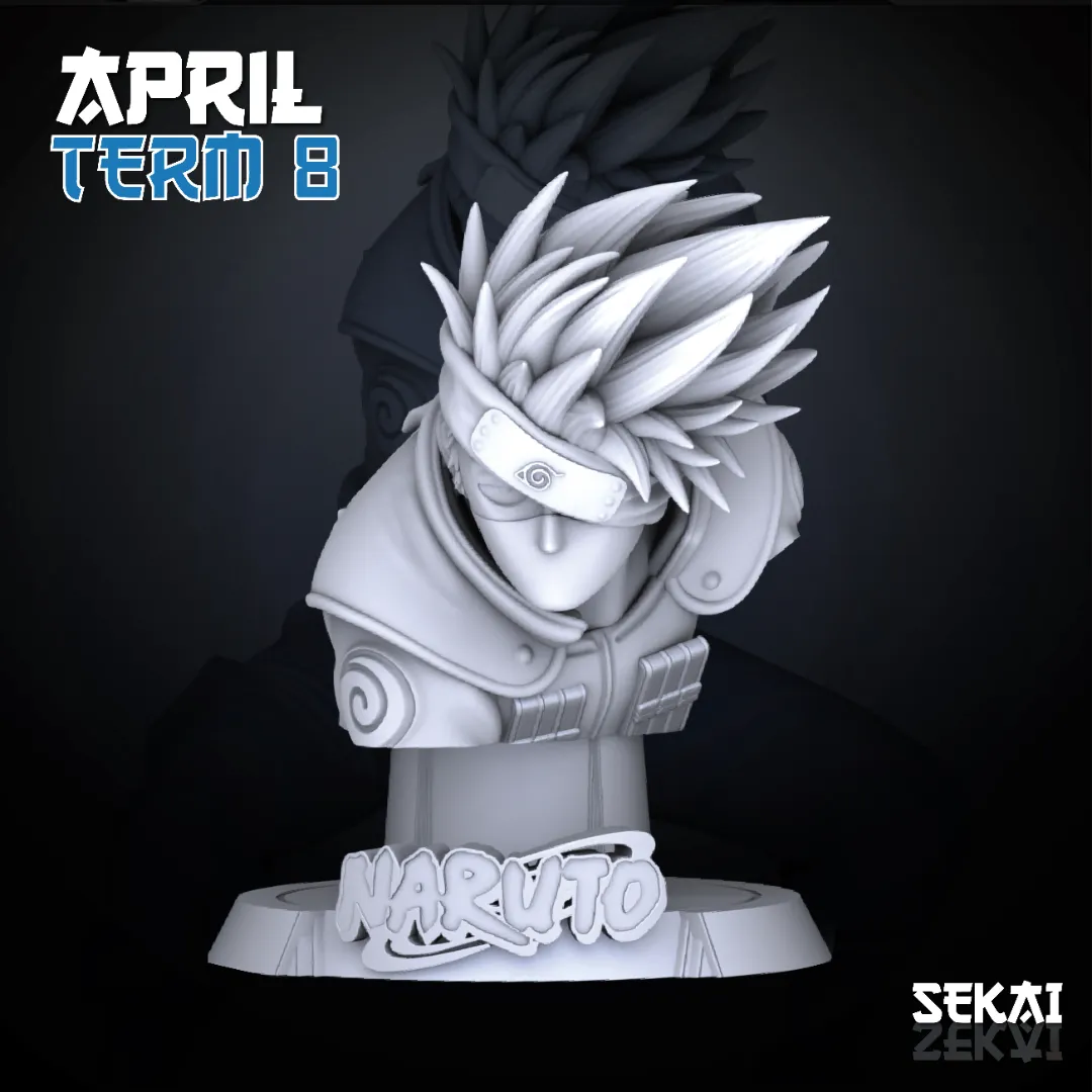 Kakashi - Unassembled and Unpainted Garage Kit - Model Designed by Sekai3D