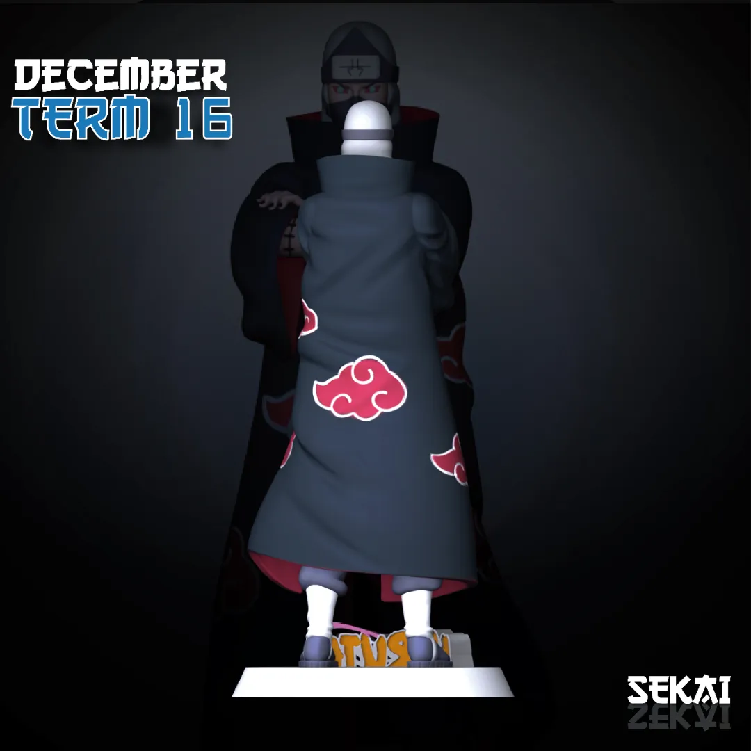 Kakuzu - Unassembled and Unpainted Garage Kit - Model Designed by Sekai3D