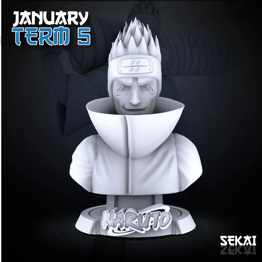 Kisame - Unassembled and Unpainted Garage Kit - Model Designed by Sekai3D
