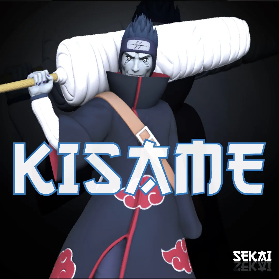 Kisame - Unassembled and Unpainted Garage Kit - Model Designed by Sekai3D