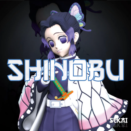 Shinobu - Unassembled and Unpainted Garage Kit - Model Designed by Sekai3D