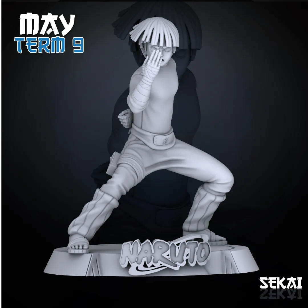 Rock Lee - Unassembled and Unpainted Garage Kit - Model Designed by Sekai3D