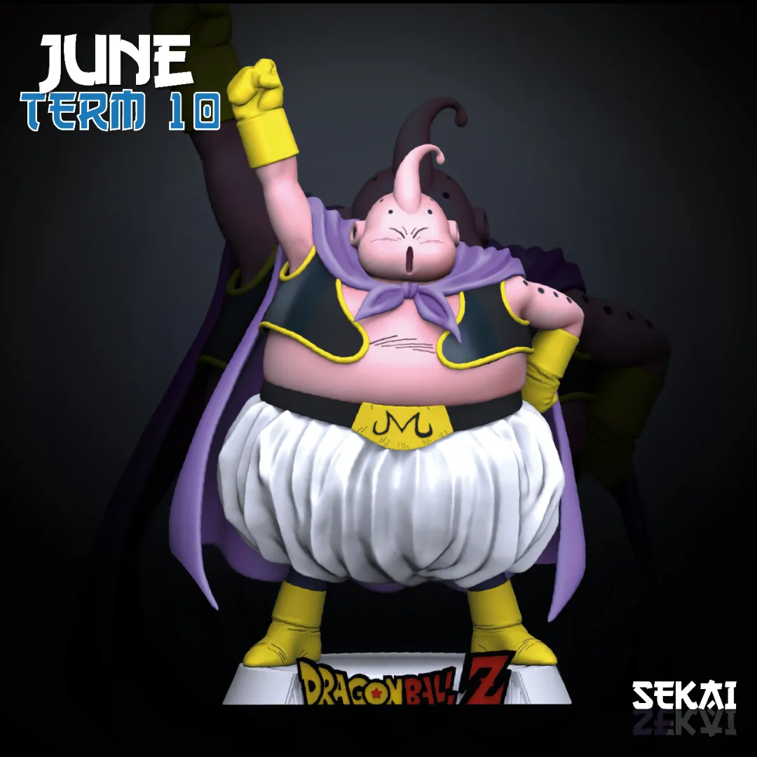 Majin Buu - Unassembled and Unpainted Garage Kit - Model Designed by Sekai3D