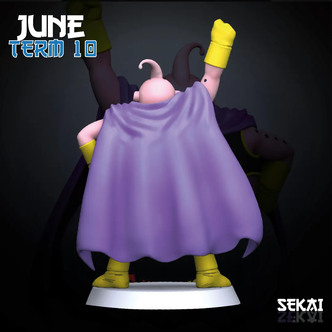 Majin Buu - Unassembled and Unpainted Garage Kit - Model Designed by Sekai3D