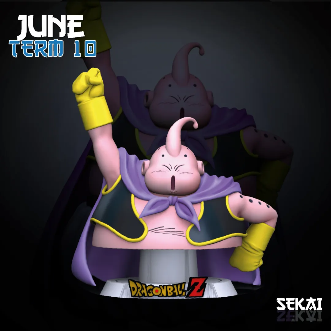 Majin Buu - Unassembled and Unpainted Garage Kit - Model Designed by Sekai3D