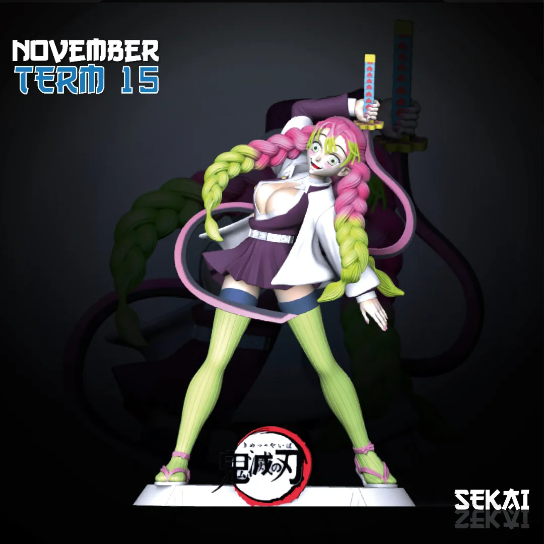 Mitsuri - Unassembled and Unpainted Garage Kit - Model Designed by Sekai3D