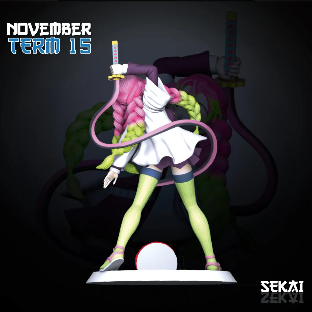 Mitsuri - Unassembled and Unpainted Garage Kit - Model Designed by Sekai3D