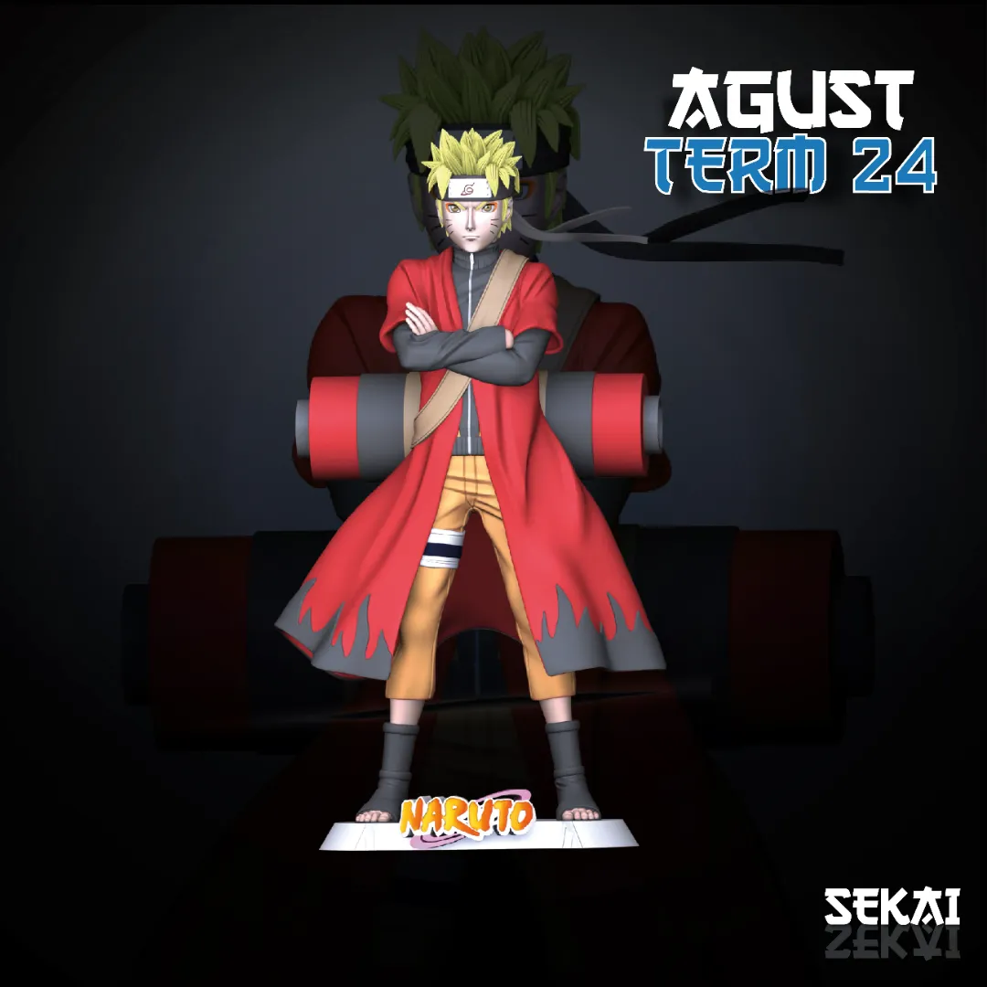Naruto Sage Mode - Unassembled and Unpainted Garage Kit - Model Designed by Sekai3D