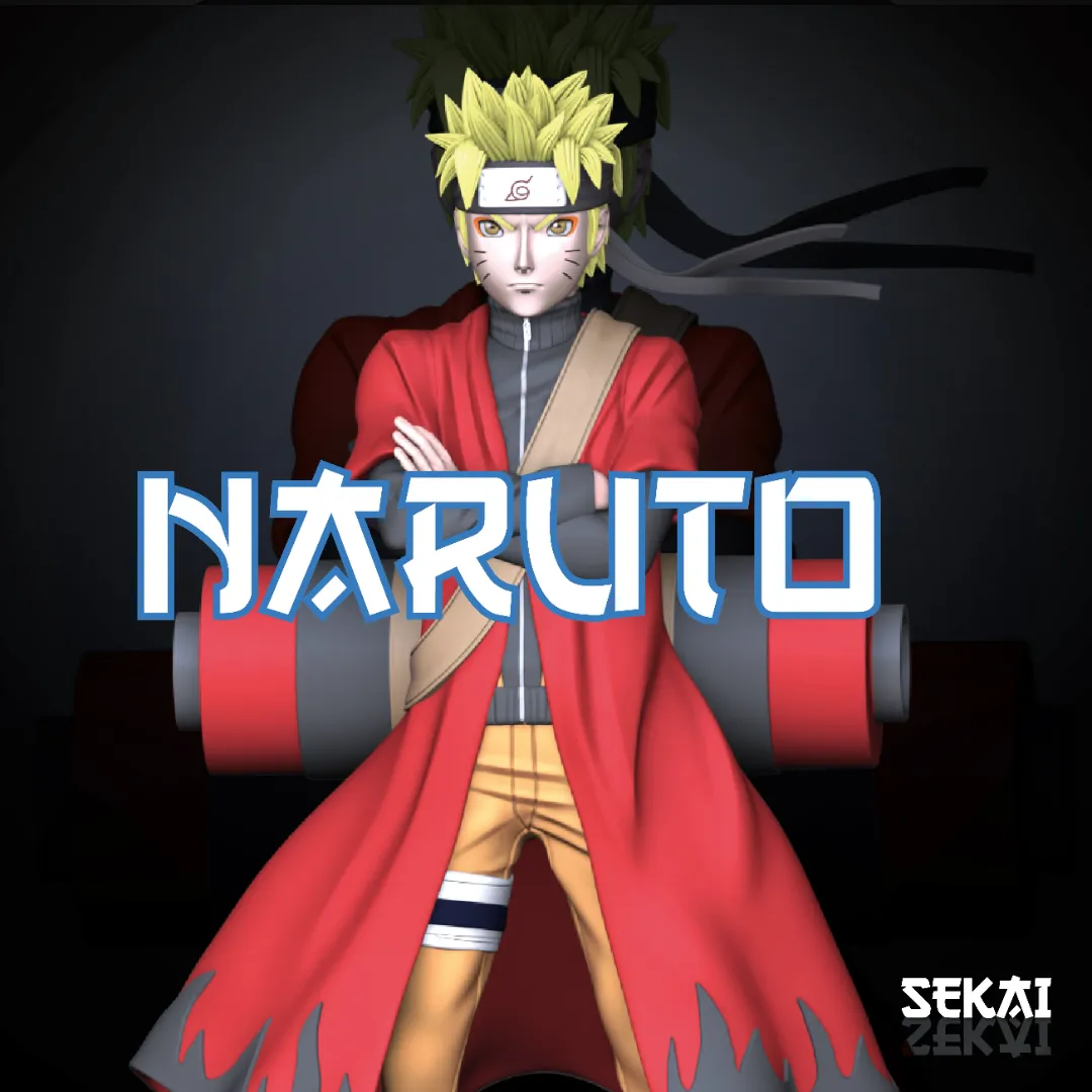 Naruto Sage Mode - Unassembled and Unpainted Garage Kit - Model Designed by Sekai3D