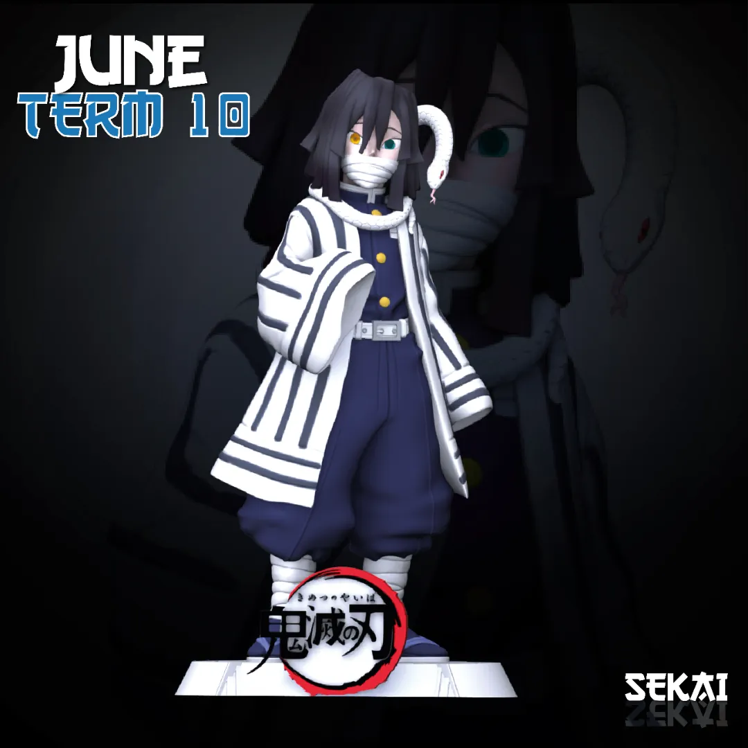 Obanai - Unassembled and Unpainted Garage Kit - Model Designed by Sekai3D