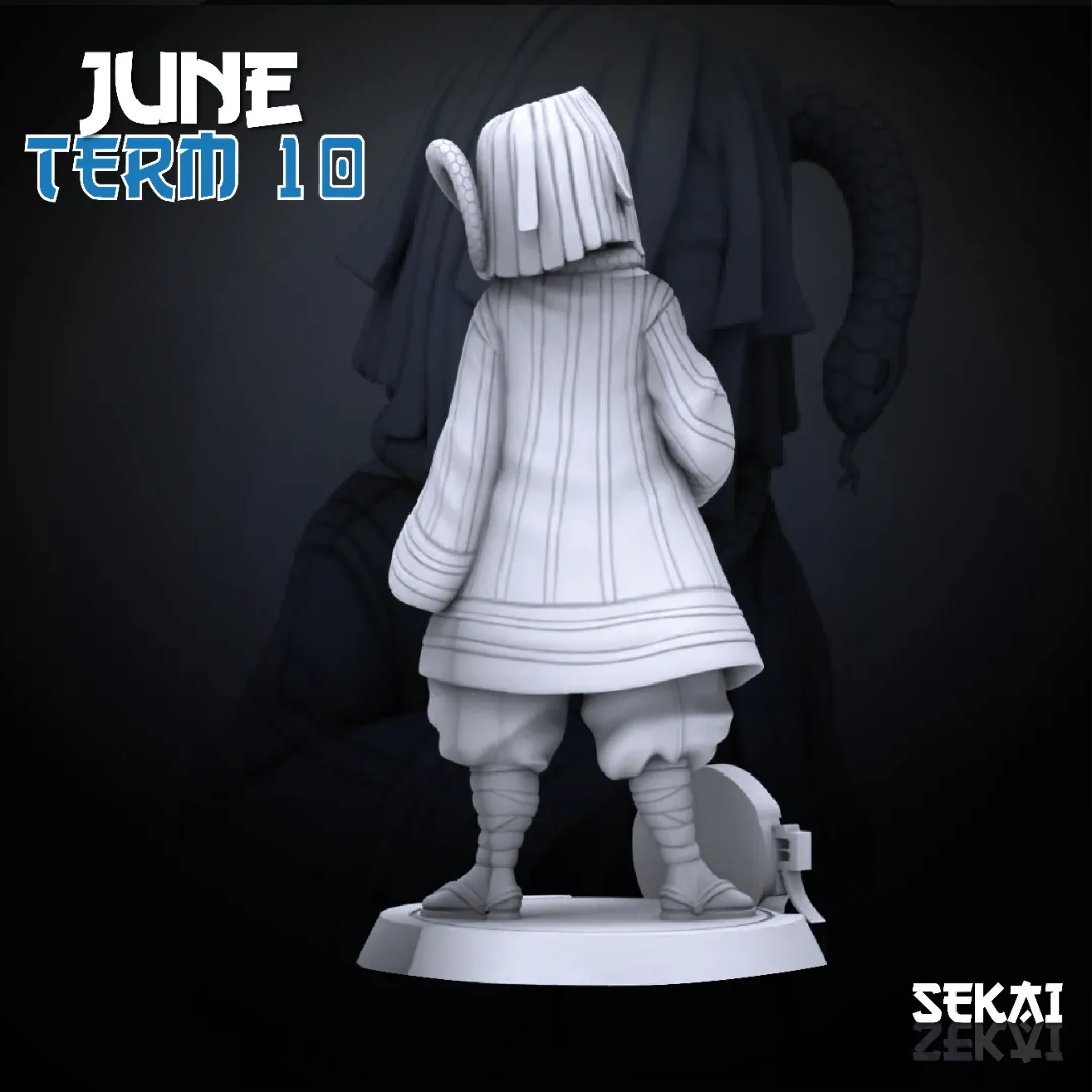 Obanai - Unassembled and Unpainted Garage Kit - Model Designed by Sekai3D