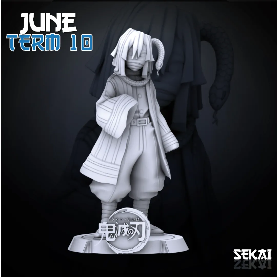 Obanai - Unassembled and Unpainted Garage Kit - Model Designed by Sekai3D