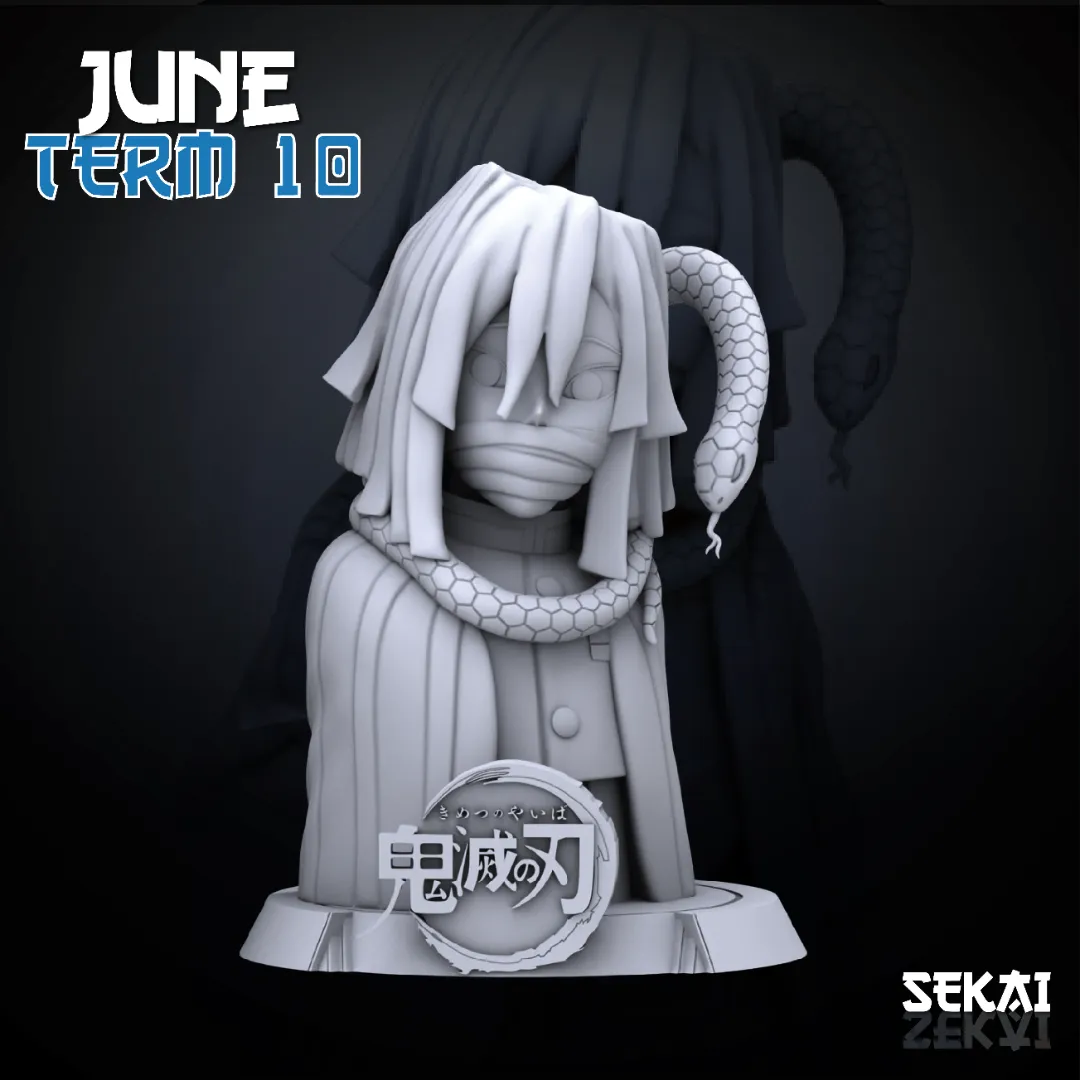 Obanai - Unassembled and Unpainted Garage Kit - Model Designed by Sekai3D