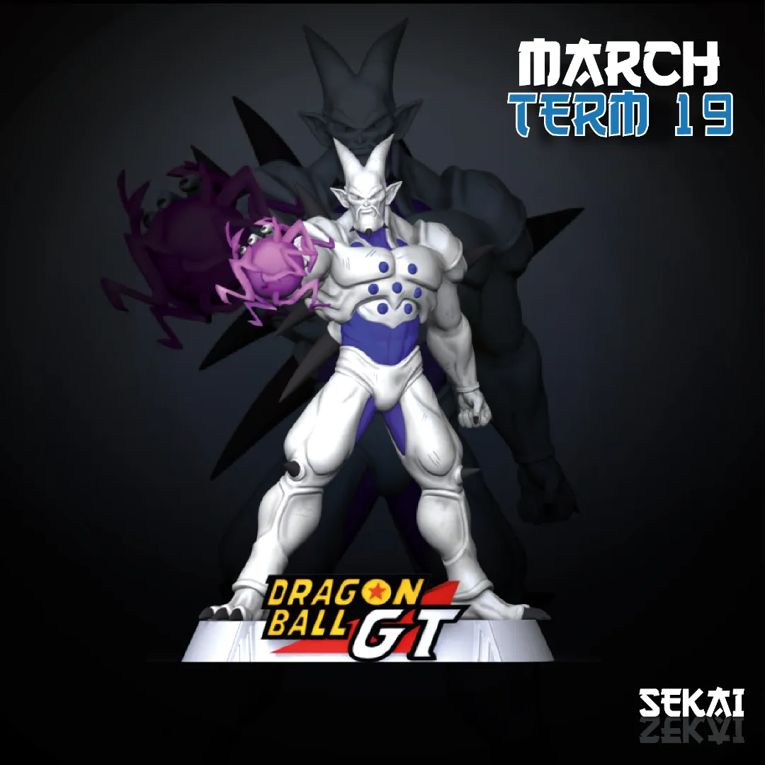 Omega Shenron - Unassembled and Unpainted Garage Kit - Model Designed by Sekai3D