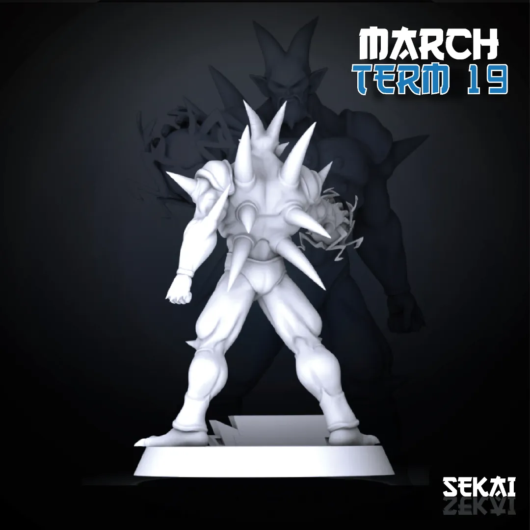 Omega Shenron - Unassembled and Unpainted Garage Kit - Model Designed by Sekai3D