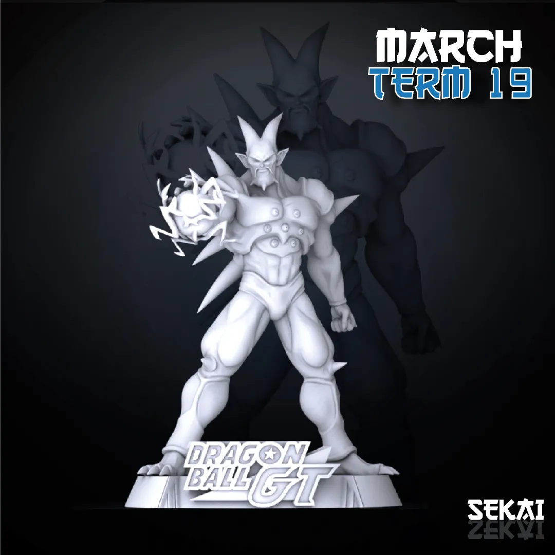 Omega Shenron - Unassembled and Unpainted Garage Kit - Model Designed by Sekai3D