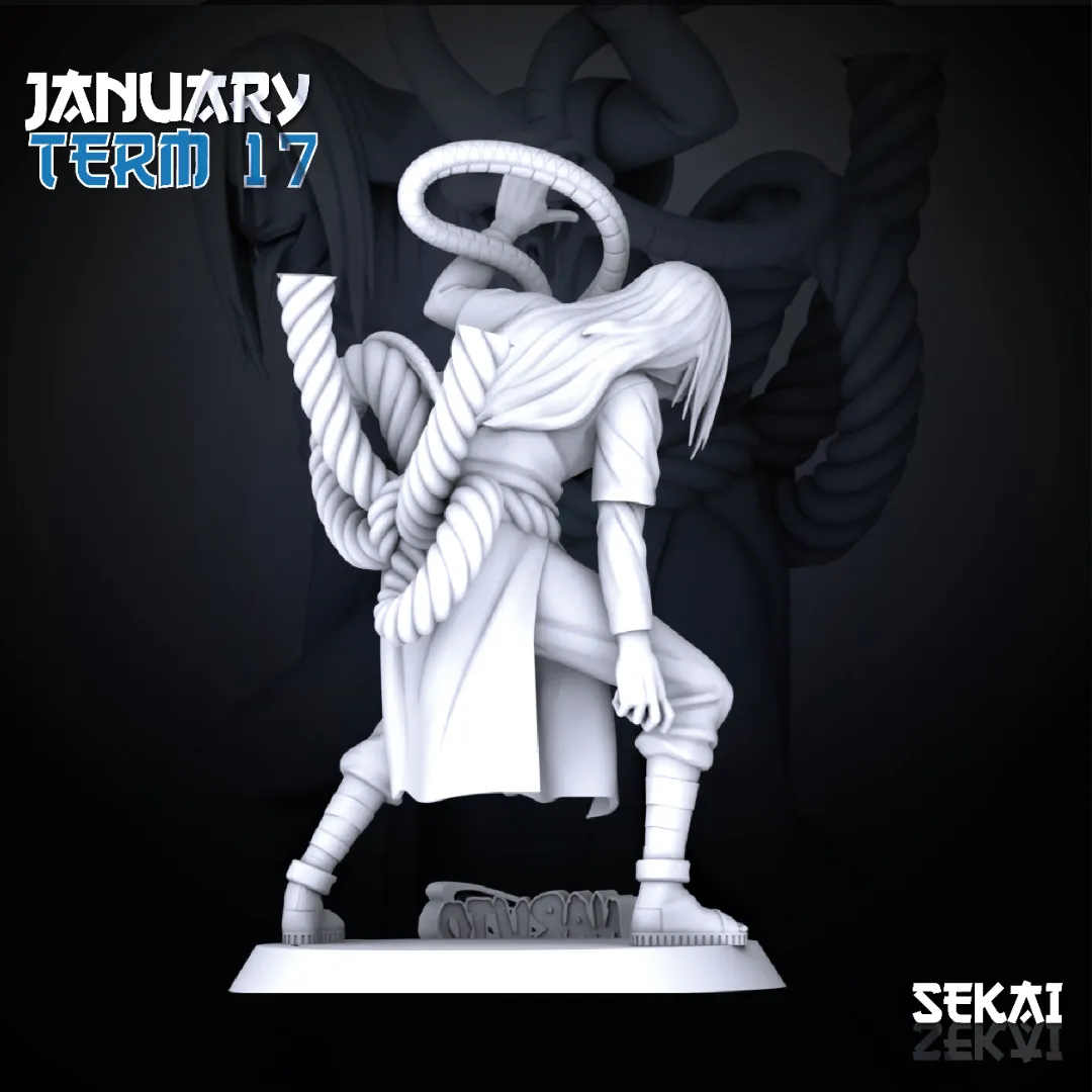 Orochimaru - Unassembled and Unpainted Garage Kit - Model Designed by Sekai3D