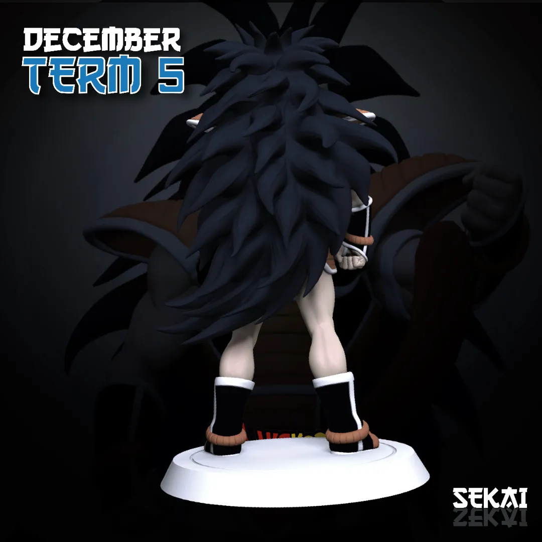 Raditz - Unassembled and Unpainted Garage Kit - Model Designed by Sekai3D