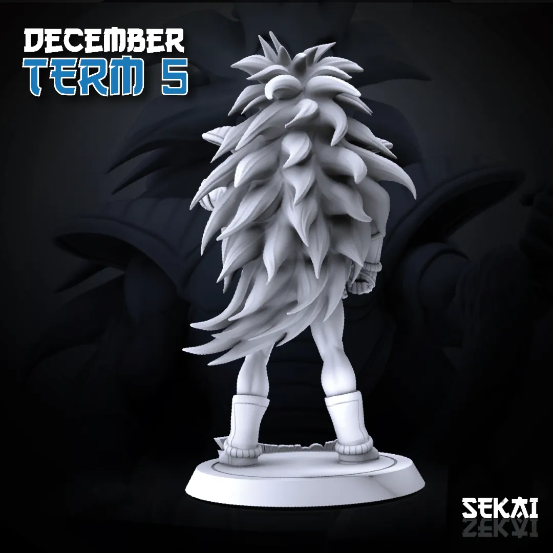 Raditz - Unassembled and Unpainted Garage Kit - Model Designed by Sekai3D