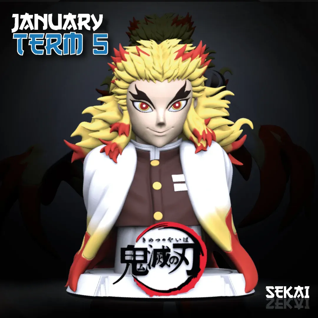 Rengoku - Unassembled and Unpainted Garage Kit - Model Designed by Sekai3D