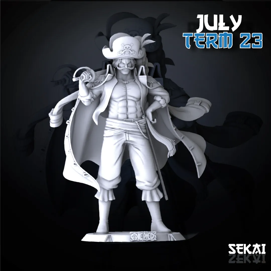 Gold D. Roger - Unassembled and Unpainted Garage Kit - Model Designed by Sekai3D