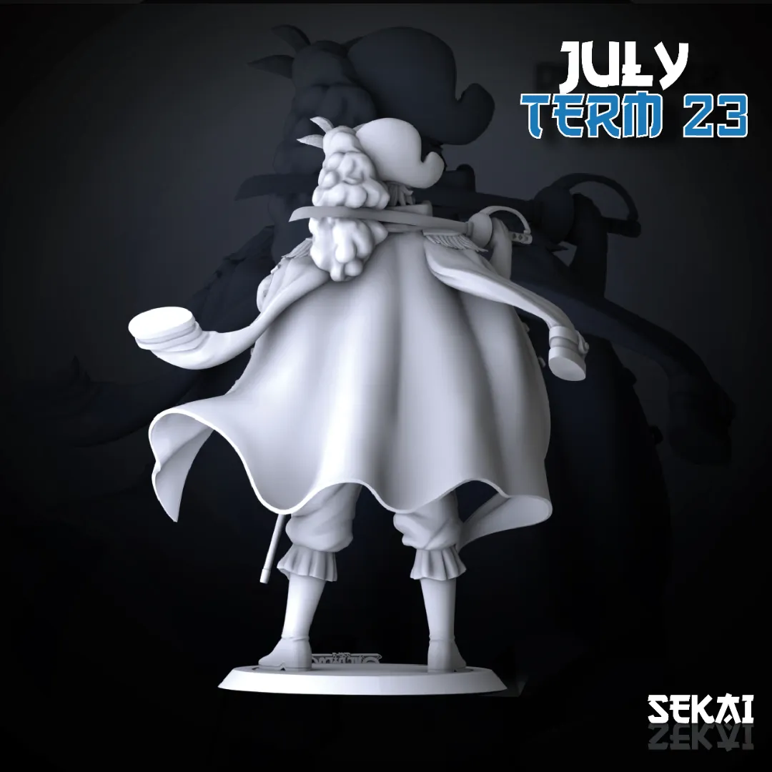 Gold D. Roger - Unassembled and Unpainted Garage Kit - Model Designed by Sekai3D