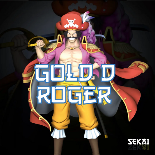Gold D. Roger - Unassembled and Unpainted Garage Kit - Model Designed by Sekai3D