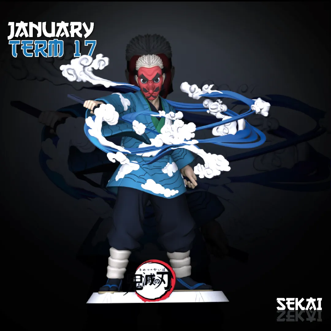 Sakonji - Unassembled and Unpainted Garage Kit - Model Designed by Sekai3D