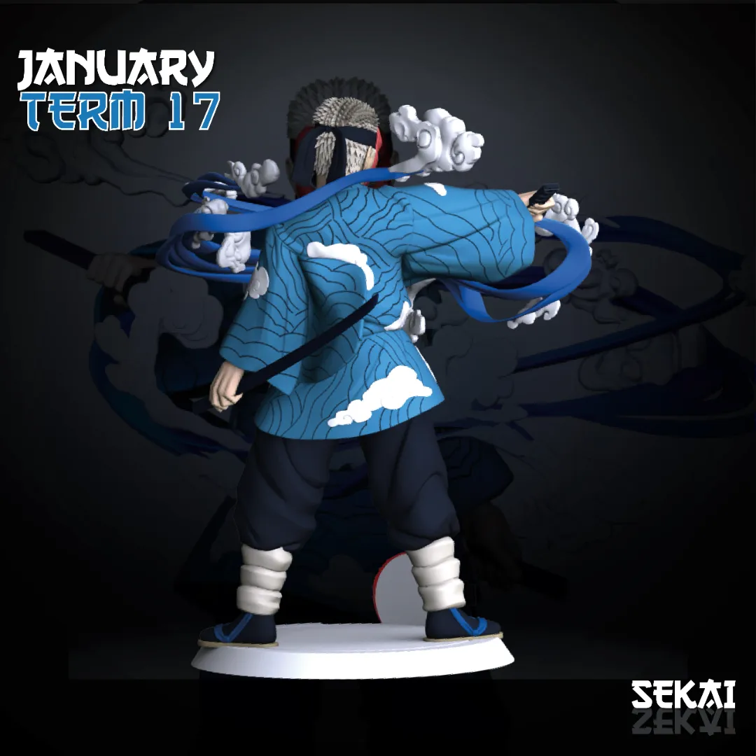 Sakonji - Unassembled and Unpainted Garage Kit - Model Designed by Sekai3D