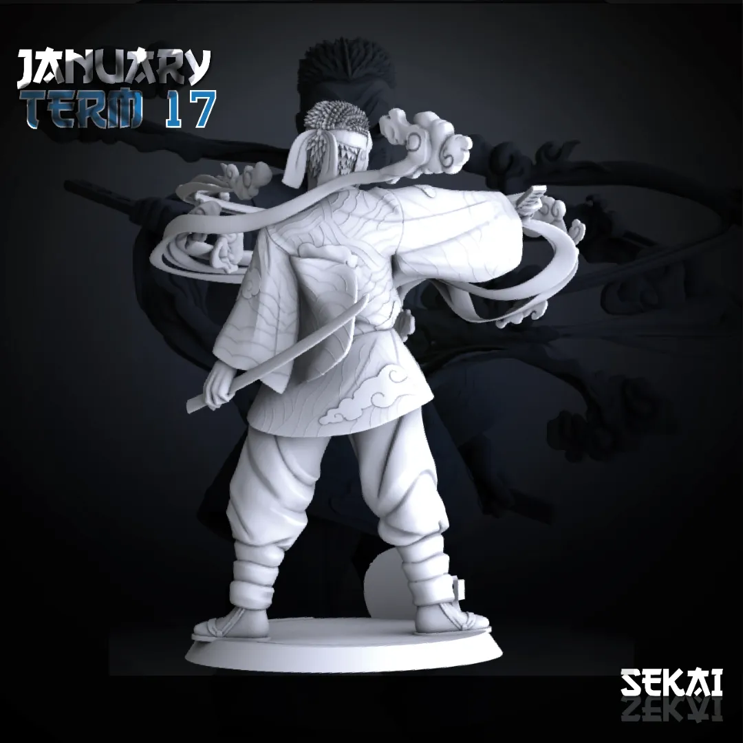 Sakonji - Unassembled and Unpainted Garage Kit - Model Designed by Sekai3D