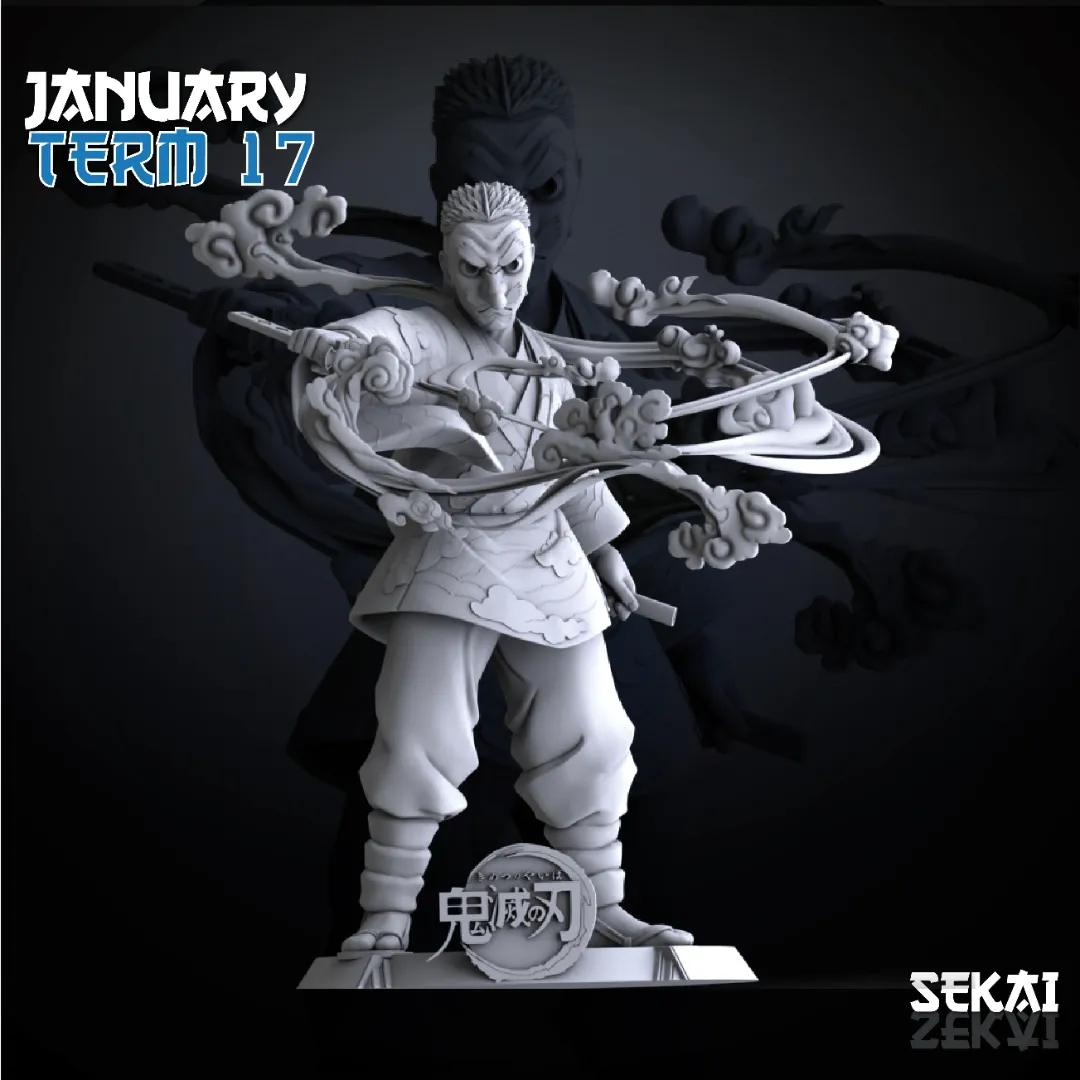 Sakonji - Unassembled and Unpainted Garage Kit - Model Designed by Sekai3D