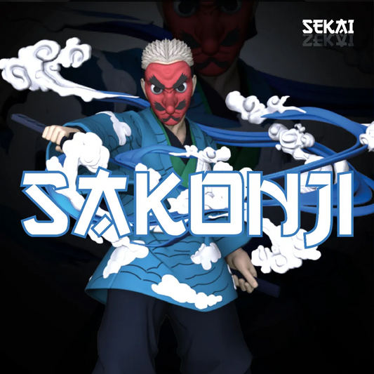 Sakonji - Unassembled and Unpainted Garage Kit - Model Designed by Sekai3D