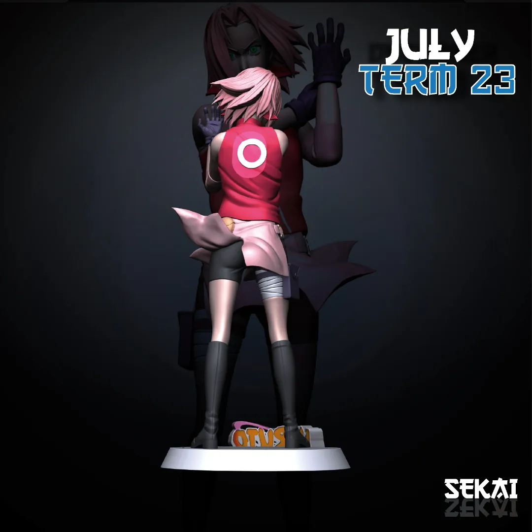 Sakura - Unassembled and Unpainted Garage Kit - Model Designed by Sekai3D