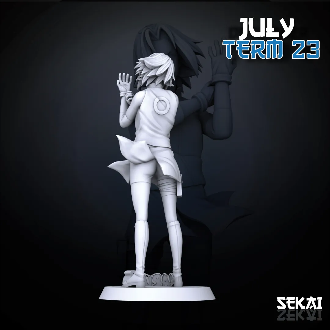 Sakura - Unassembled and Unpainted Garage Kit - Model Designed by Sekai3D