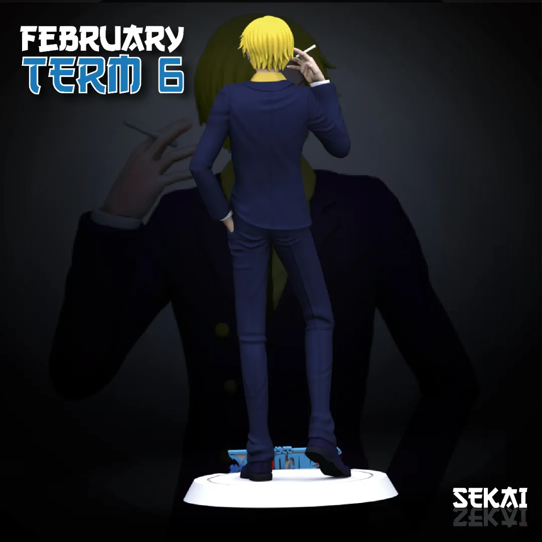 Sanji - Unassembled and Unpainted Garage Kit - Model Designed by Sekai3D
