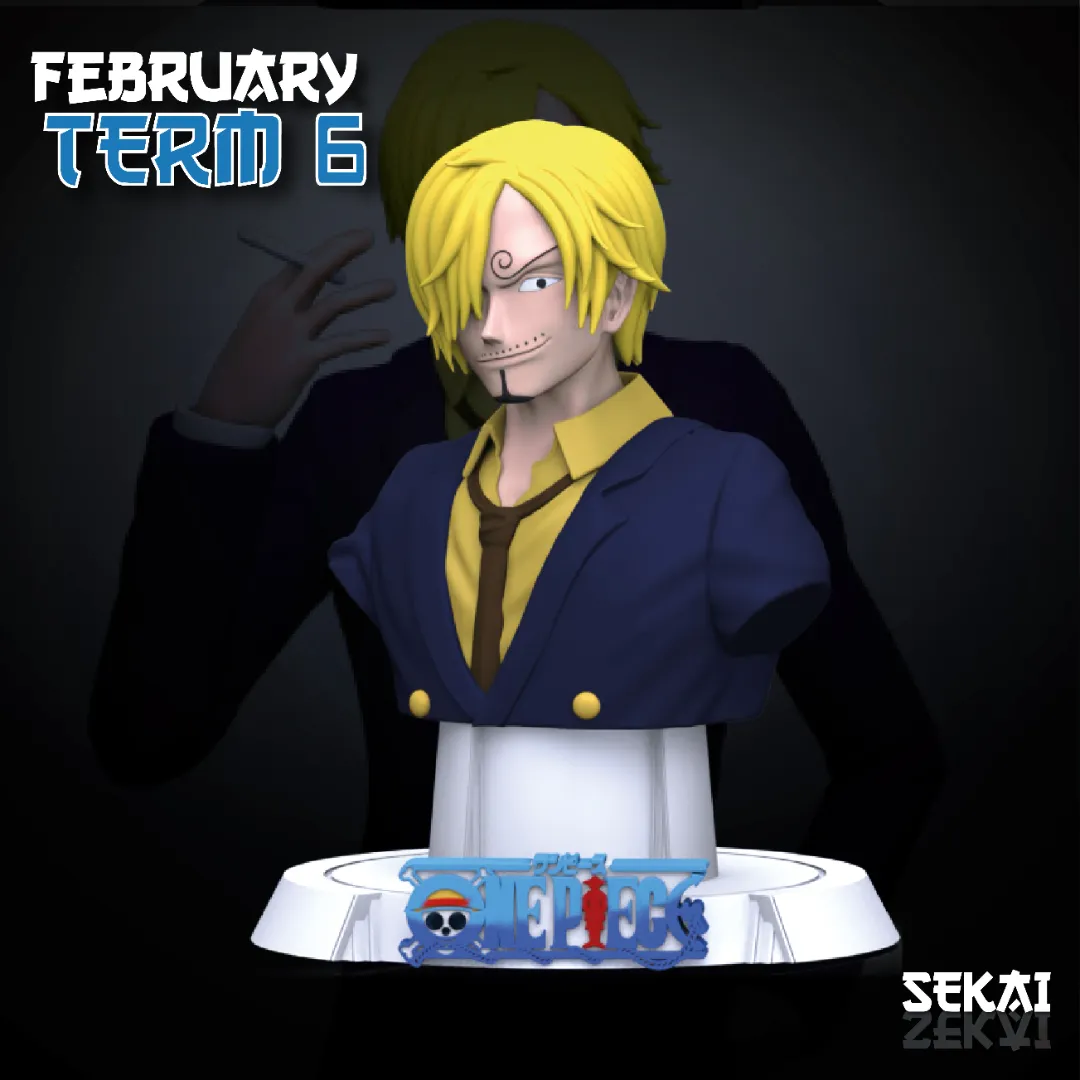 Sanji - Unassembled and Unpainted Garage Kit - Model Designed by Sekai3D